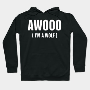 Awooo Anime Wolf Costume Hoodie